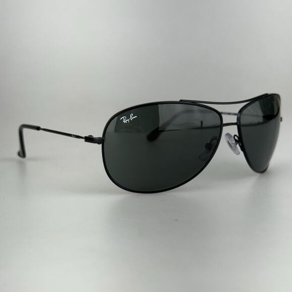 Ray-Ban Sunglasses RB 3293 006/71 Matte Black Polarized Aviator Pilot New + Case - Picture 2 of 15
